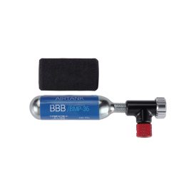   BBB Cycling kerékpáros CO2 pumpa BMP-34 CO2EasyAir, alu test, fekete