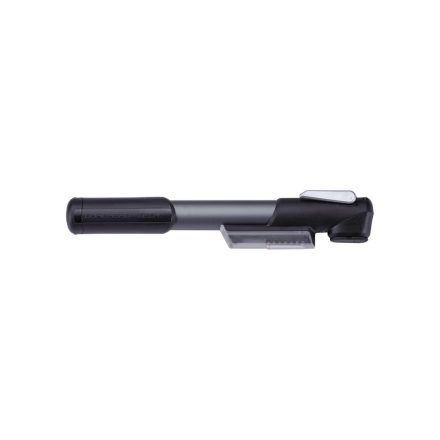 BBB Cycling kerékpáros minipumpa BMP-57 WindGun S, alu test, 250 mm, nyomásmérővel, max 8 bar, szürke