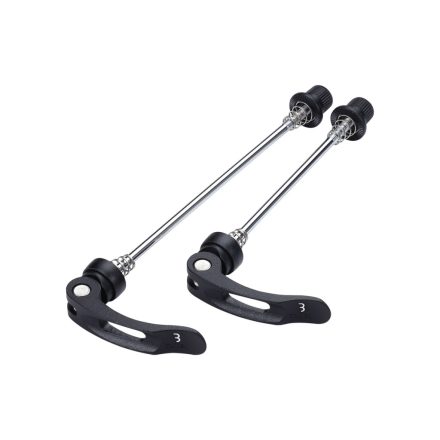 BBB Cycling kerékpáros gyorskioldó szett BQR-01 WheelBlock, alumínium, gyorskioldós, 100 és 135mm (első és hátsó)