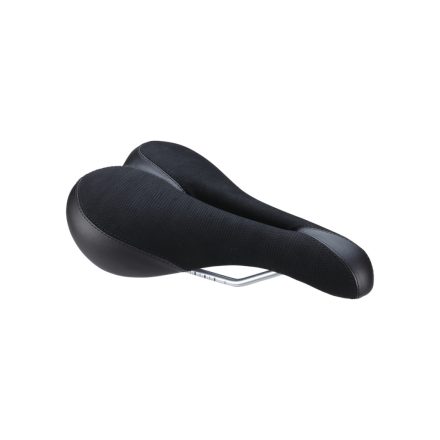 BBB Cycling kerékpáros nyereg BSD-12 MultiDensity, férfi, laza kerékpározási testtartáshoz, 170mm széles, fekete