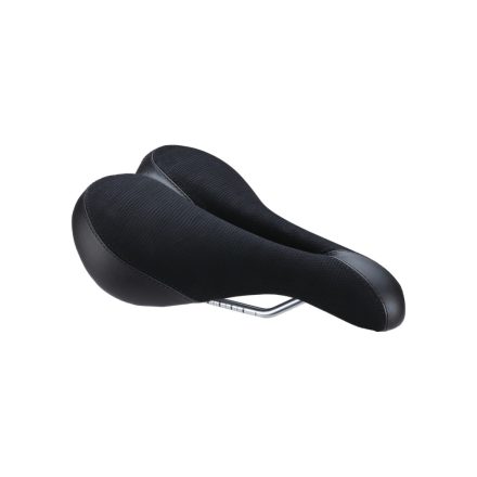 BBB Cycling kerékpáros nyereg BSD-13 MultiDensity, női, laza kerékpározási testtartáshoz, 170mm széles, fekete