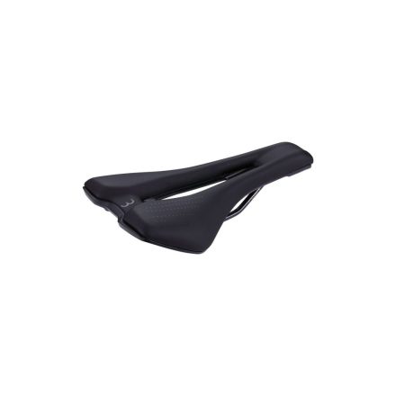 BBB Cycling kerékpáros nyereg BSD-156 Echelon Comfort, unisex, sportos kerékpározási testtartáshoz, 145mm széles, fekete