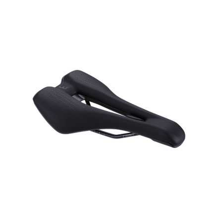 BBB Cycling kerékpáros nyereg BSD-158 Echelon Comfort, unisex, sportos kerékpározási testtartáshoz, 165mm széles, fekete