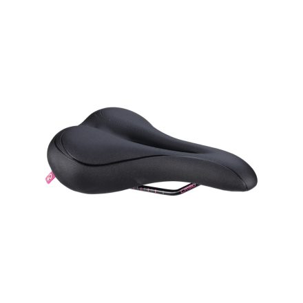 BBB Cycling kerékpáros nyereg BSD-67 LadySport, női, verseny és sportos kerékpározási testtartáshoz, 162mm széles, fekete