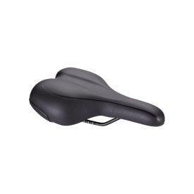   BBB Cycling kerékpáros nyereg BSD-91 Meander Active, unisex, aktív kerékpározási testtartáshoz, 170mm széles, fekete