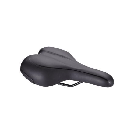 BBB Cycling kerékpáros nyereg BSD-91 Meander Active, unisex, aktív kerékpározási testtartáshoz, 170mm széles, fekete