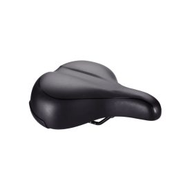   BBB Cycling kerékpáros nyereg BSD-94 Meander Upright, unisex, kiegyenesedett kerékpározási testtartáshoz, 225mm széles, fekete