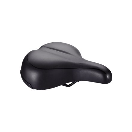 BBB Cycling kerékpáros nyereg BSD-94 Meander Upright, unisex, kiegyenesedett kerékpározási testtartáshoz, 225mm széles, fekete