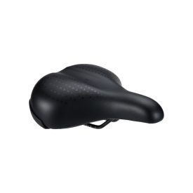   BBB Cycling kerékpáros nyereg BSD-96 SoftComfort Gelfoam Series, unisex, aktív kerékpározási testtartáshoz, 205mm széles, fekete