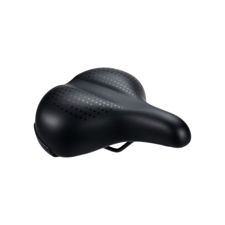 BBB Cycling kerékpáros nyereg BSD-97 SoftComfort Gelfoam Series, unisex, aktív kerékpározási testtartáshoz, 225mm széles, fekete