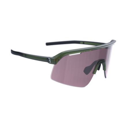 BBB Cycling kerékpáros sportszemüveg BSG-81 Valor Flux, matt zöld keret / HighContrast Flux természetes lencsékkel