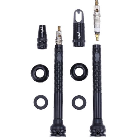 BBB Cycling kerékpáros tubeless szelep BTI-160 Al Valve, alu, kivehető maggal, 2 db, 60 mm
