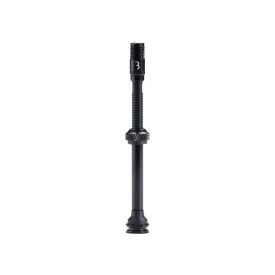   BBB Cycling kerékpáros tubeless szelep BTI-166 Al Valve Corecap, alu, letekerhető szeleppel, auto szelep, presta törzs, 2 db, 80 mm, fekete