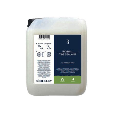BBB Cycling kerékpáros defektmentesítő folyadék BTI-181W BioSeal, tubeless és belső gumitömlős rendszerekhez, biológiailag lebomlik, 5000 ml