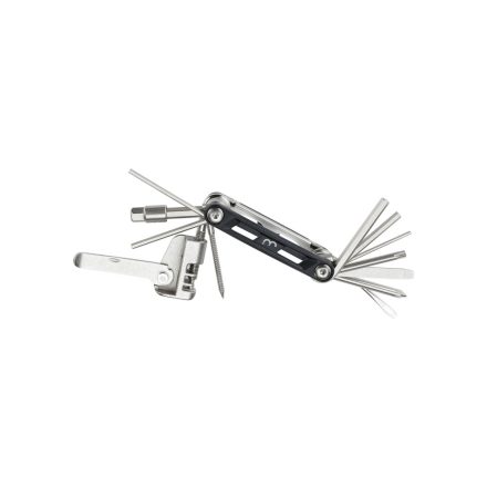 BBB Cycling kerékpáros szerszám - marokszerszám BTL-141TL Maxifold, 14 funkció, láncbontóval, gumileszedővel és tubeless javítószettel, fekete
