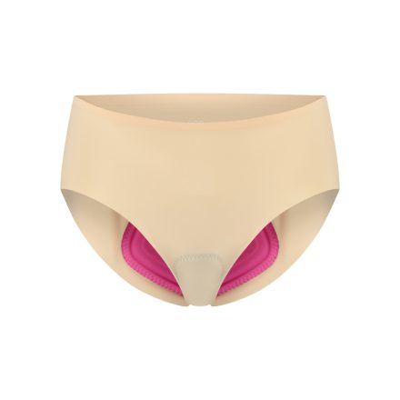BBB Cycling kerékpáros aláöltöző BUW-66 ComfortBrief, női párnázott alsó, bőrszínű, XL-XXL