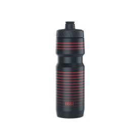   BBB Cycling kerékpáros kulacs BWB-15 AutoTank XL, 750ml, auto szeleppel, BPA mentes, mosogatógépben is mosható, auto szeleppel, fekete/piros csíkokkal