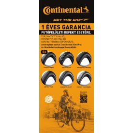 Continental roll-up banner defektgarancia 85cmx200cm (SZxM)