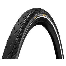   Continental kerékpáros külső gumi 37-622 Contact Plus City 28x1 3/8x1 5/8 fekete/fekete, reflektoros - 1 éves defektgaranciával