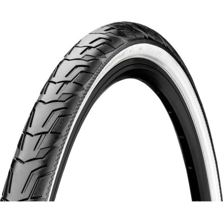 Continental kerékpáros külső gumi 47-622 Ride City 28x1,75 fekete/fehér, reflektoros