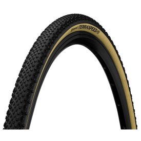   Continental gravel-cyclocross kerékpáros külső gumi 40-622 Terra Speed ProTection 28x1,5, hookless felni kompatibilis, tubeless ready, fekete/krém hajtogathatós Skin