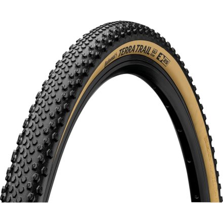 Continental gravel-cyclocross kerékpáros külső gumi 40-584 Terra Trail ProTection 27,5x1,5, hookless felni kompatibilis, tubeless ready, fekete/krém hajtogathatós Skin