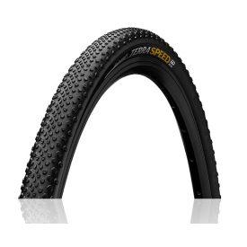   Continental gravel-cyclocross kerékpáros külső gumi 35-584 Terra Speed ProTection 27,5x2,0, hookless felni kompatibilis, tubeless ready, fekete/fekete, Skin hajtogathatós