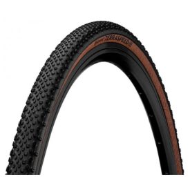   Continental gravel-cyclocross kerékpáros külső gumi 40-622 Terra Speed ProTection 28x1,5, hookless felni kompatibilis, tubeless ready, fekete/transparent hajtogathatós Skin