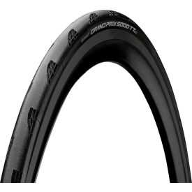   Continental országúti kerékpáros külső gumi 28-622 Grand Prix 5000 TT TR 700x28C, tubeless ready, fekete/fekete, Skin hajtogathatós
