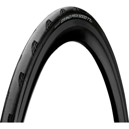 Continental országúti kerékpáros külső gumi 28-622 Grand Prix 5000 TT TR 700x28C, tubeless ready, fekete/fekete, Skin hajtogathatós