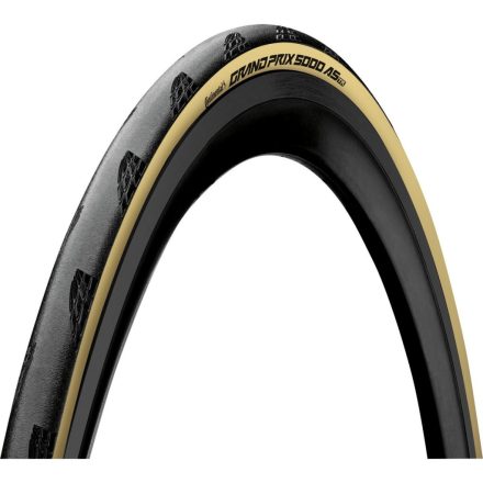 Continental országúti kerékpáros külső gumi 28-622 Grand Prix 5000 AllSeason TR 700x28C, hookless felni kompatibilis, tubeless ready, fekete/krém, hajtogathatós