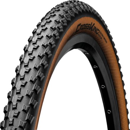 Continental MTB kerékpáros külső gumi 55-622 Cross King ProTection 29x2,2, hookless felni kompatibilis, tubeless ready, fekete/bernstein, hajtogathatós Skin