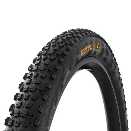 Continental MTB kerékpáros külső gumi 60-622 Trinotal Race Grip 29x2,4, hookless felni kompatibilis, tubeless ready, fekete/fekete hajtogathatós Skin