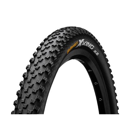 Continental MTB kerékpáros külső gumi 55-622 Cross King ShieldWall 29x2,2, hookless felni kompatibilis, tubeless ready, fekete/fekete, Skin hajtogathatós