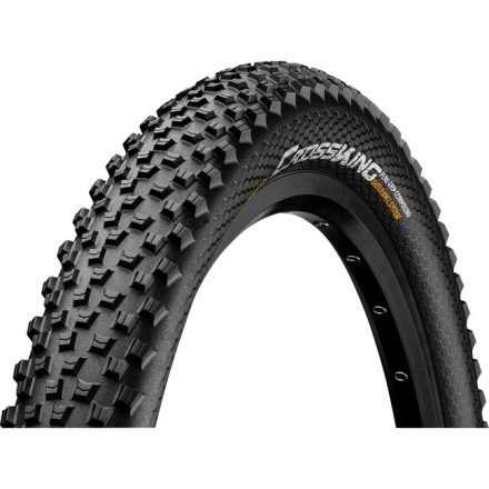 Continental MTB kerékpáros külső gumi 65-584 Cross King ShieldWall 27,5x2,6, hookless felni kompatibilis, tubeless ready, fekete/fekete, Skin hajtogathatós