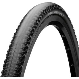   Continental gravel-cyclocross kerékpáros külső gumi 50-622 Terra Hardpack ShieldWall 28x2,0, hookless felni kompatibilis, tubeless ready, fekete/fekete hajtogathatós