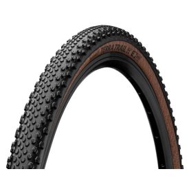   Continental gravel-cyclocross kerékpáros külső gumi 40-622 Terra Trail ShieldWall 28x1,5, hookless felni kompatibilis, tubeless ready, fekete/barna hajtogathatós Skin