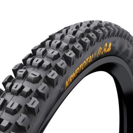   Continental MTB kerékpáros külső gumi 60-584 Kryptotal-F Enduro Soft 27,5x2,4, hookless kompatibilis, tubeless ready, fekete/fekete hajtogathatós, előre