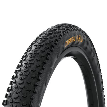 Continental MTB kerékpáros külső gumi 60-584 Dubnital Trail Rapid 27,5x2,4, hookless kompatibilis, tubeless ready, fekete/fekete hajtogathatós Skin