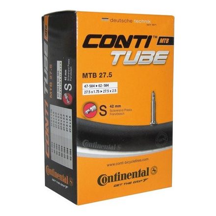 Continental kerékpáros belső gumi 57/70-584 MTB 27,5 wide B+ S42 dobozos (Egységkarton: 25 db)