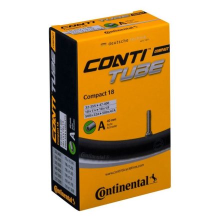 Continental kerékpáros belső gumi 32/47-355/400 Compact 18 A40 dobozos (Egységkarton: 25 db)
