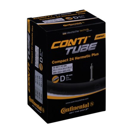 Continental kerékpáros belső gumi 32/47-406/451 Compact 20 Hermetic Plus D40 dobozos (Egységkarton: 25 db)