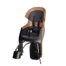   Bobike hátsó gyerekülés EXCLUSIVE Evolve maxi, vázra szerelhető, dönthető, magasságban állítható extra fejtámasszal és rugós csillapítással, fahéj barna