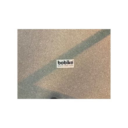 Bobike matrica - Bobike logo 10 cm szürke