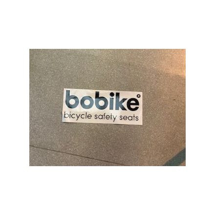 Bobike matrica - Bobike logo 40 cm szürke