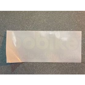 Bobike matrica - Bobike logo 40 cm fehér