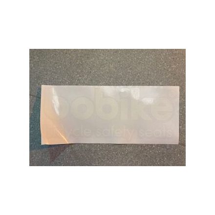 Bobike matrica - Bobike logo 40 cm fehér