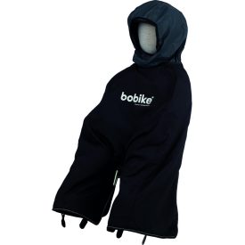   Bobike thermo poncho első gyerekülésekhez fényvisszaverővel, fekete