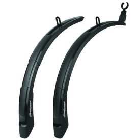   Polisport első-hátsó sárvédő szett EXPANDER gyerek 20/24", 55 mm széles, csavaros, fekete