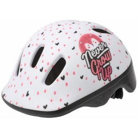   Polisport kerékpáros gyerek sisak Hoggy fehér/pink/mintás, XXS (44-48 cm)